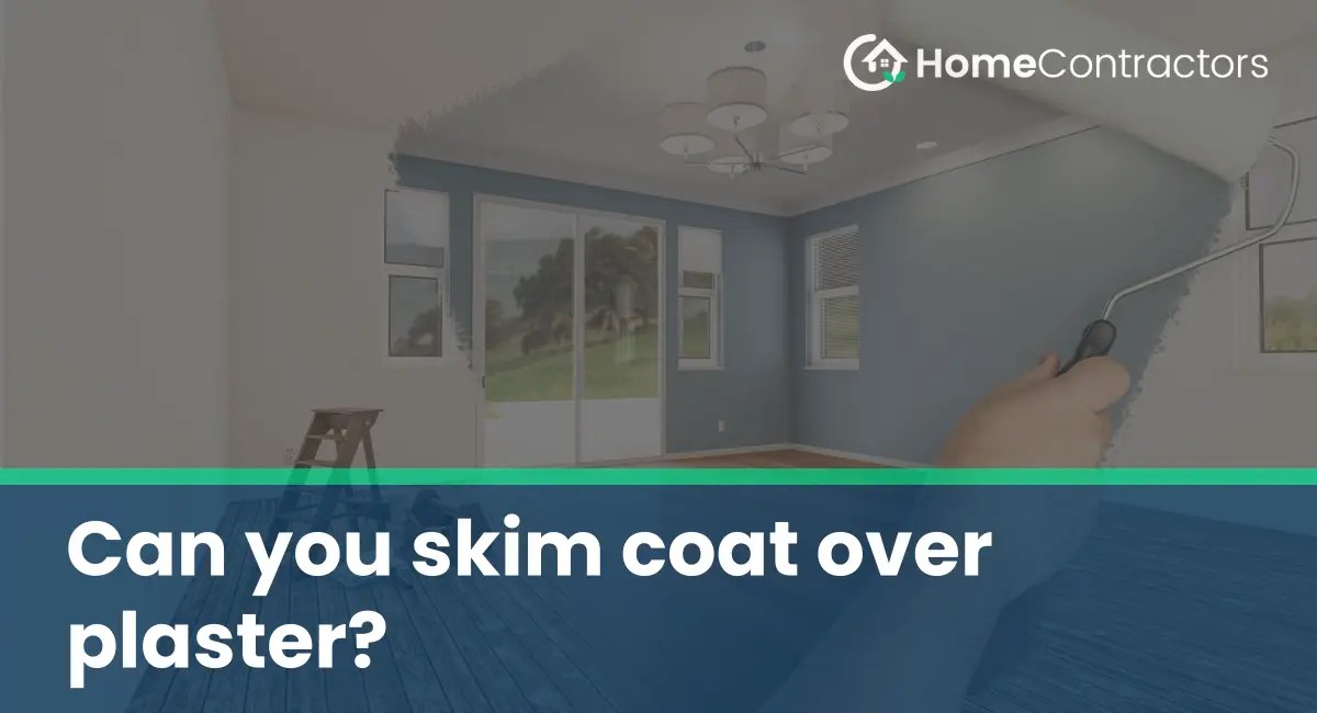 Can you skim coat over plaster?