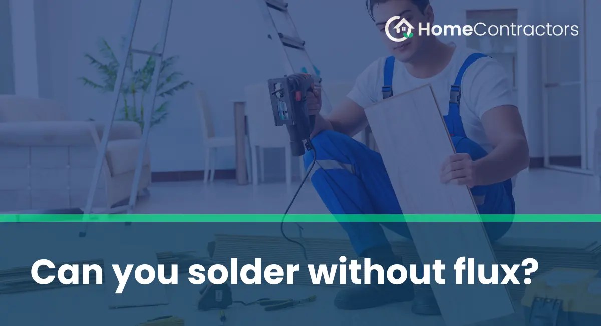 Can you solder without flux?