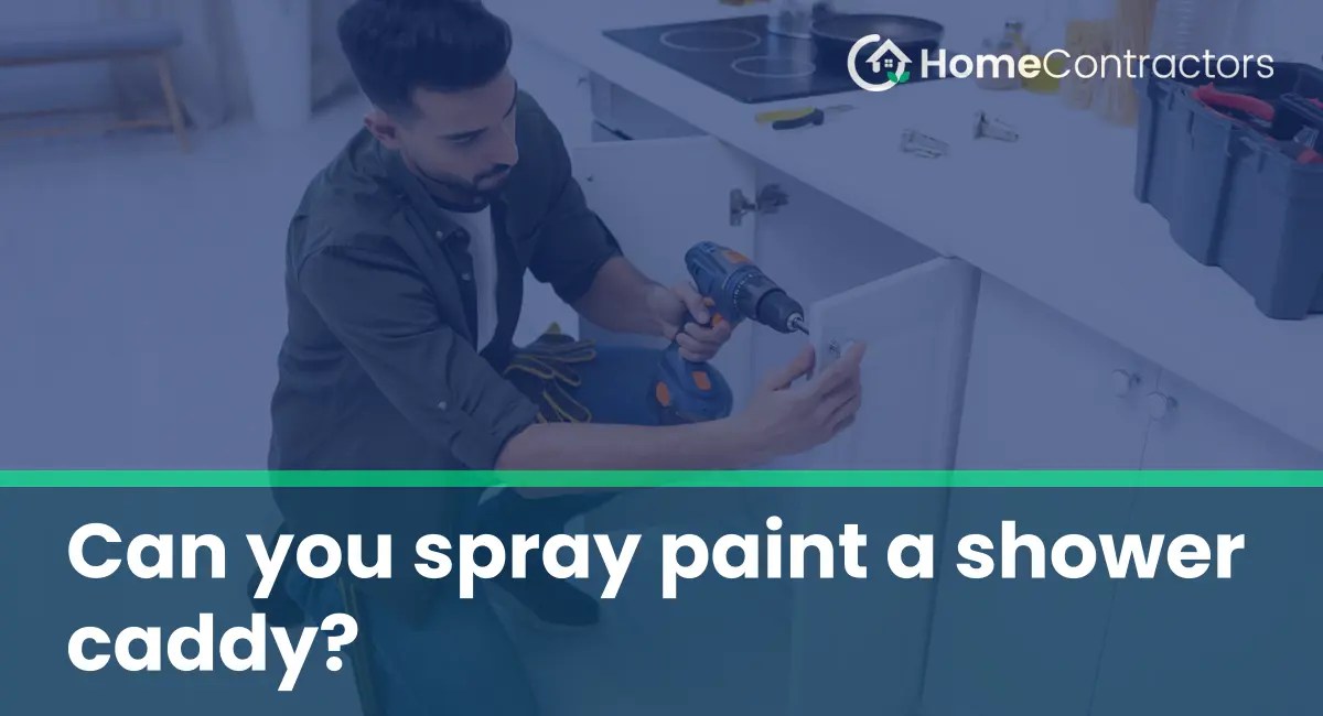 Can you spray paint a shower caddy?