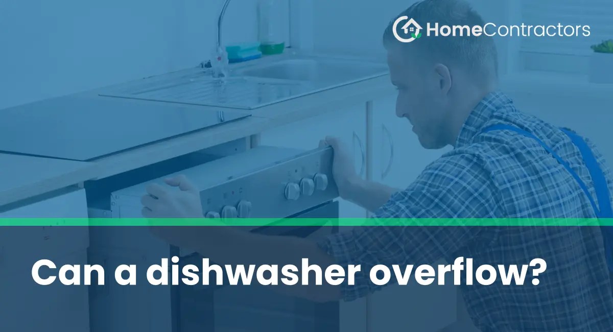 Can a dishwasher overflow?