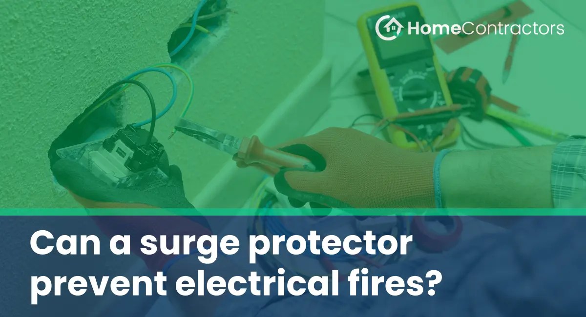 Can a surge protector prevent electrical fires?