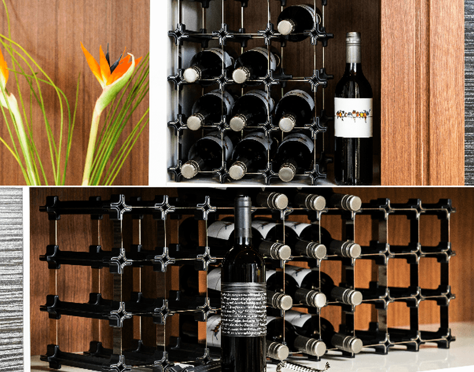 Turn any dead area into elegant wine slot with Nook wine racks Homecrux
