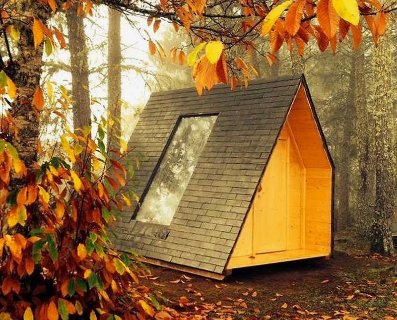 360Degree rotating ecocabin is upgraded version of Shaw’s writing hut
