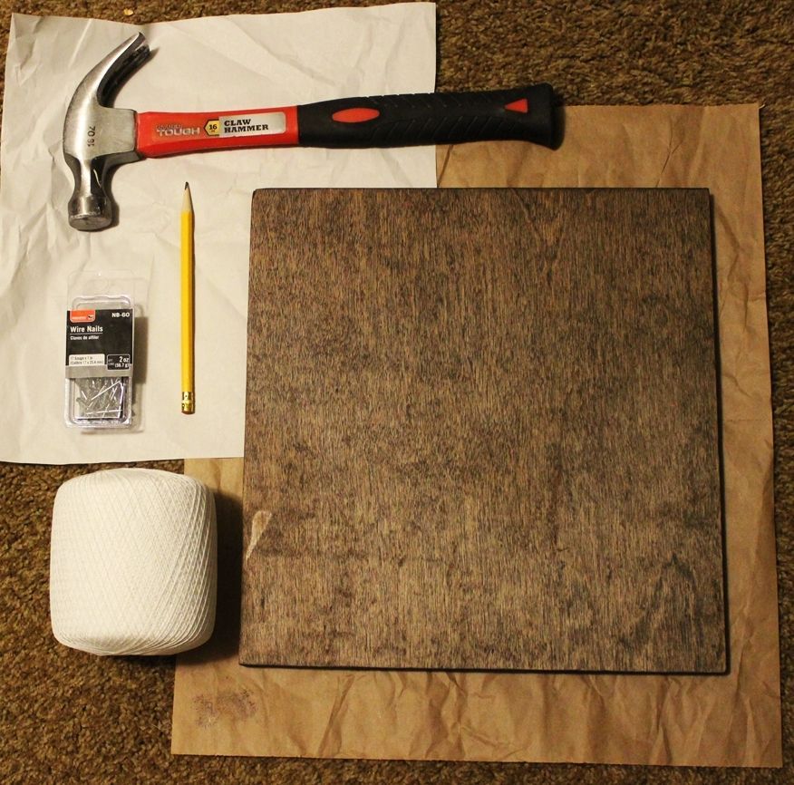 DIY Personalized String Art Tree