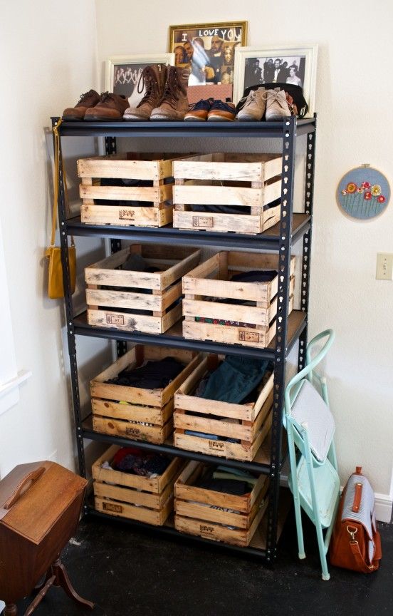 39 Wood Crate Storage Ideas That Will Have You Organized In No Time!