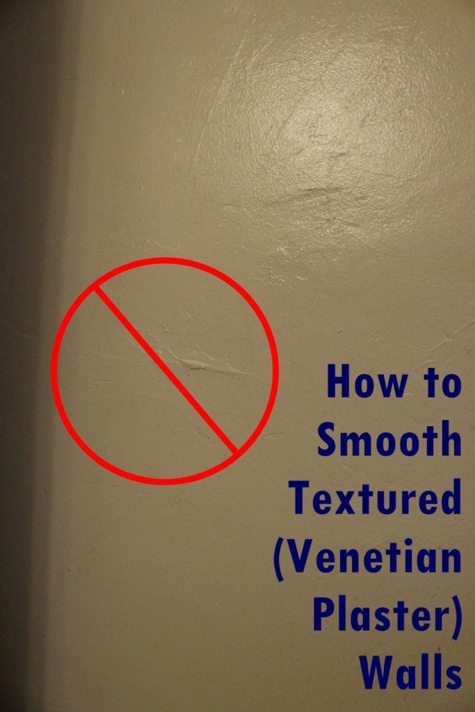 How to Smooth Textured Plaster Walls