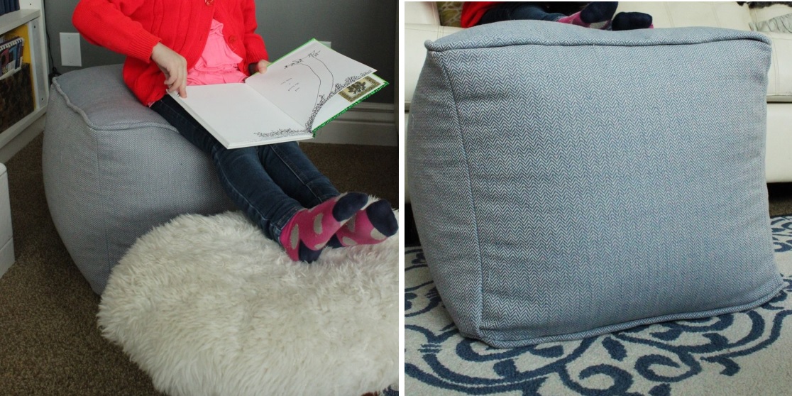 DIY Pouf Ottoman Cube