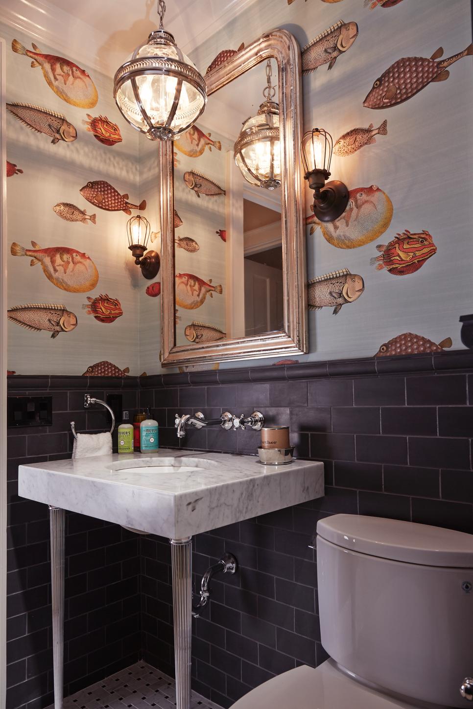 30 Wallpapered Bathrooms Decor10 Blog