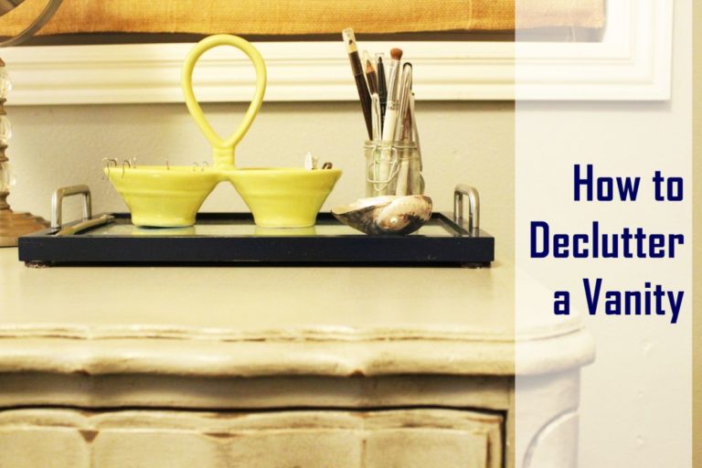 How to Declutter a Vanity