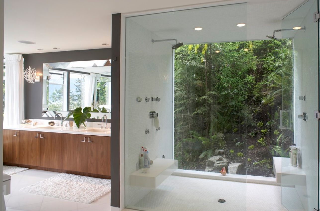 The Window In The Shower Dilemma In The Contemporary Home