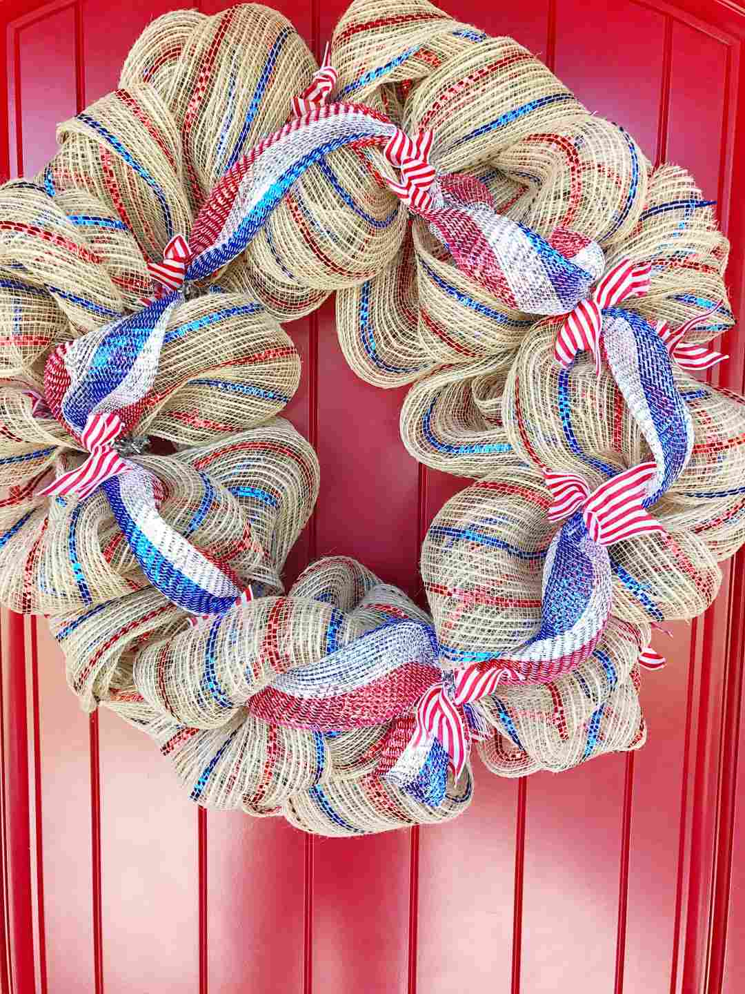 How To Make A Beautiful Mesh Wreath That's Not Like All The Others