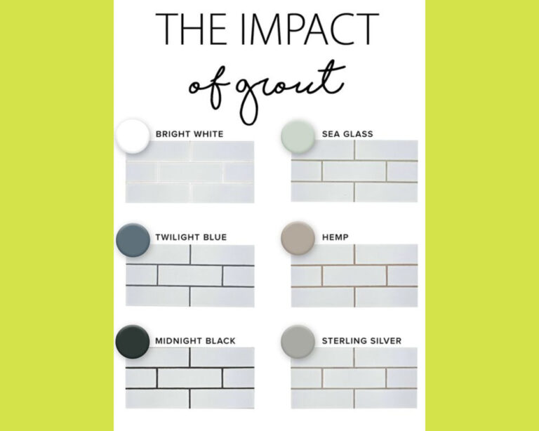 White Tiles Black Grout Can Add Bathroom Value