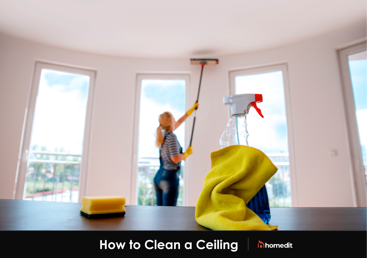 Dust Before Washing, And Other Tips for a Super Clean Ceiling