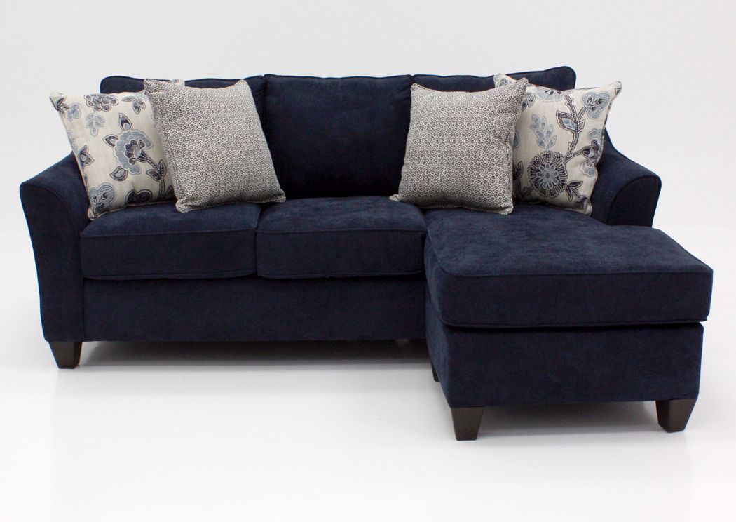 Prelude Sofa with Chaise Blue Home Furniture