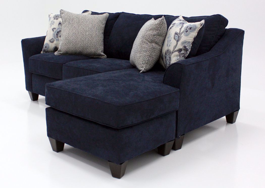 Prelude Sofa with Chaise Blue Home Furniture