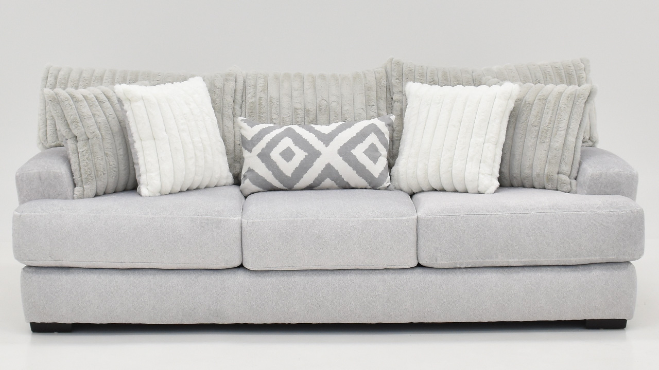 Tweed Sofa Gray Home Furniture