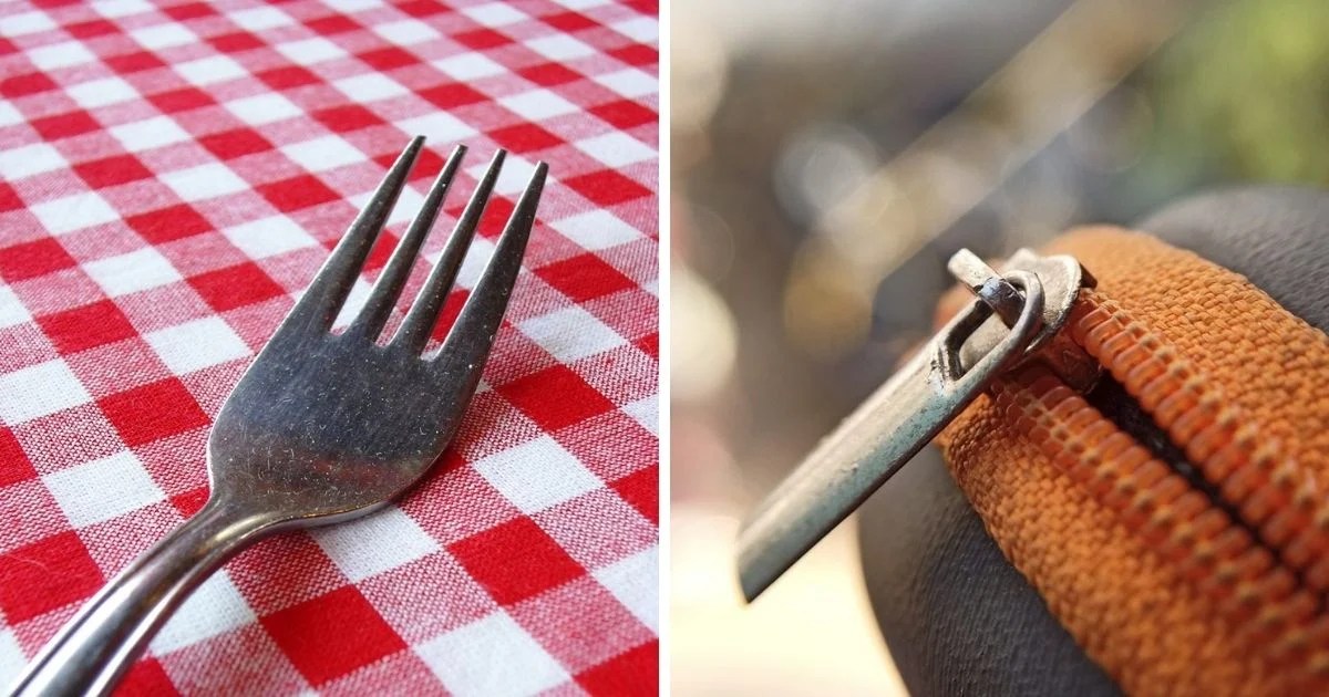 There’s an easy way to fix broken zippers and all it takes is a simple fork