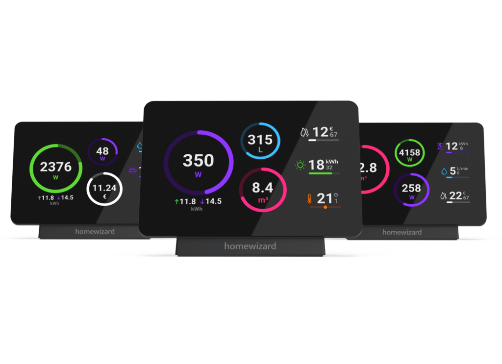 Get a personal dashboard with our Energy Display HomeWizard