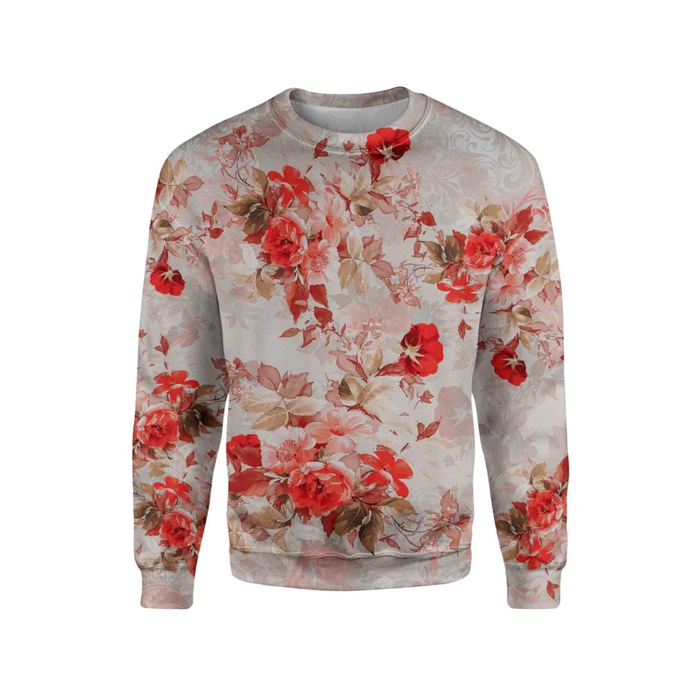 Spring Roses Sweatshirt Hoodie Lab