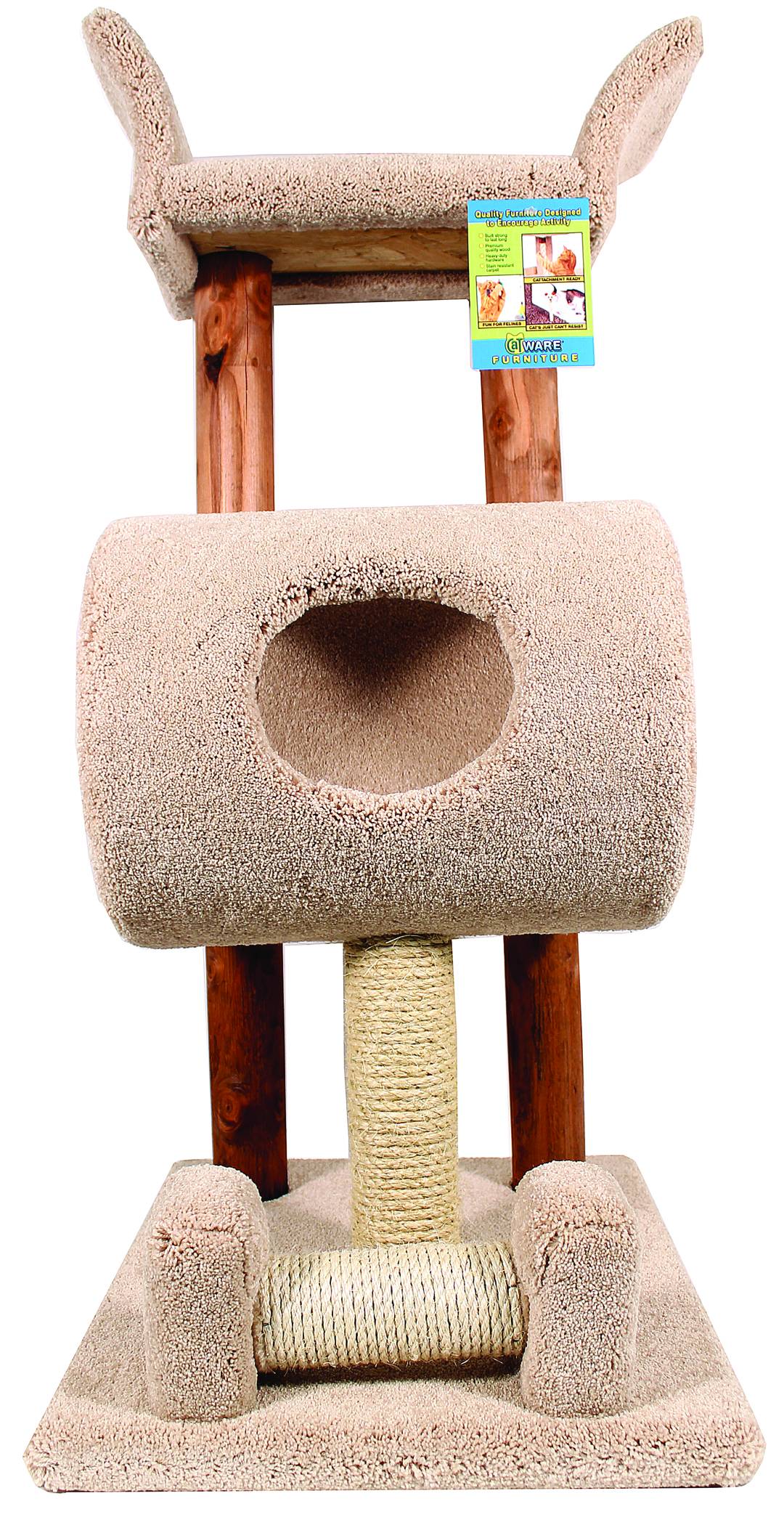 Ware Catware Lounge AroundNScratch Xl Cat Furniture 21 " X 23 " X 42