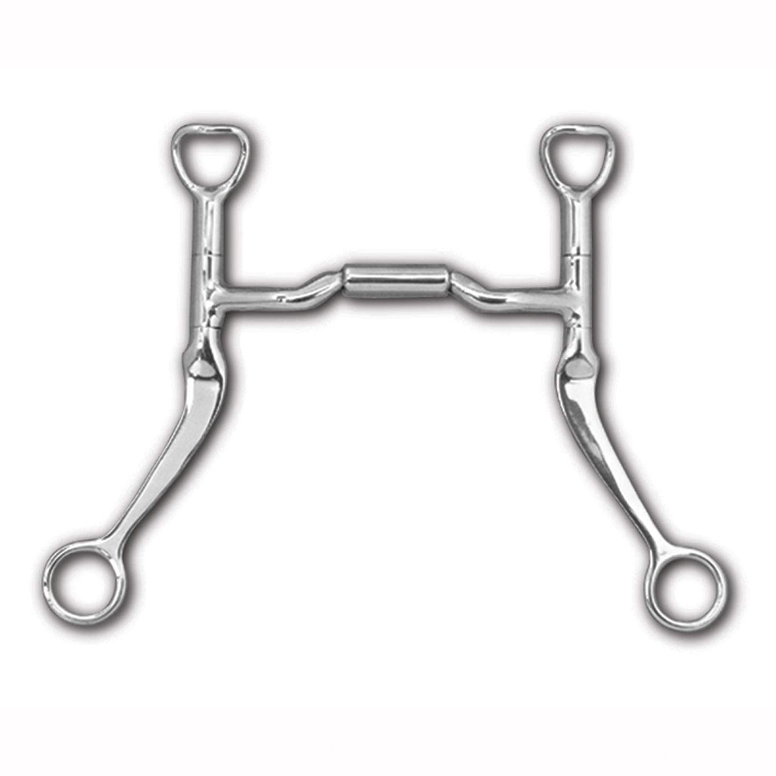 Myler Bits Myler Level 23 Flat Shank Low Port Seet Iron Mullen Barrel