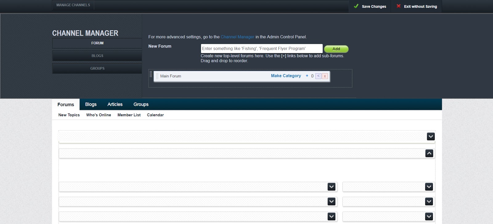 How to Configure a New vBulletin Connect 5 Forum Installation