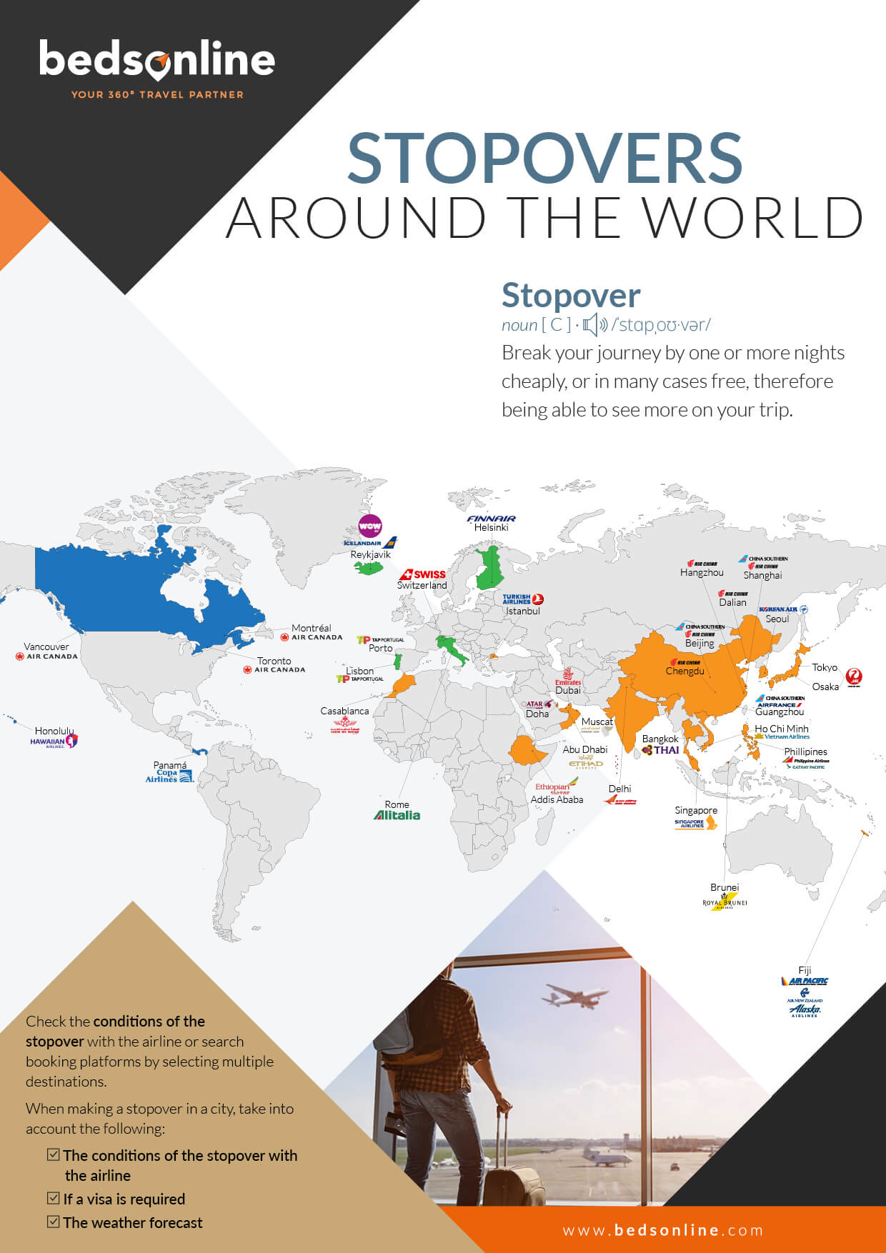 The best stopovers around the world