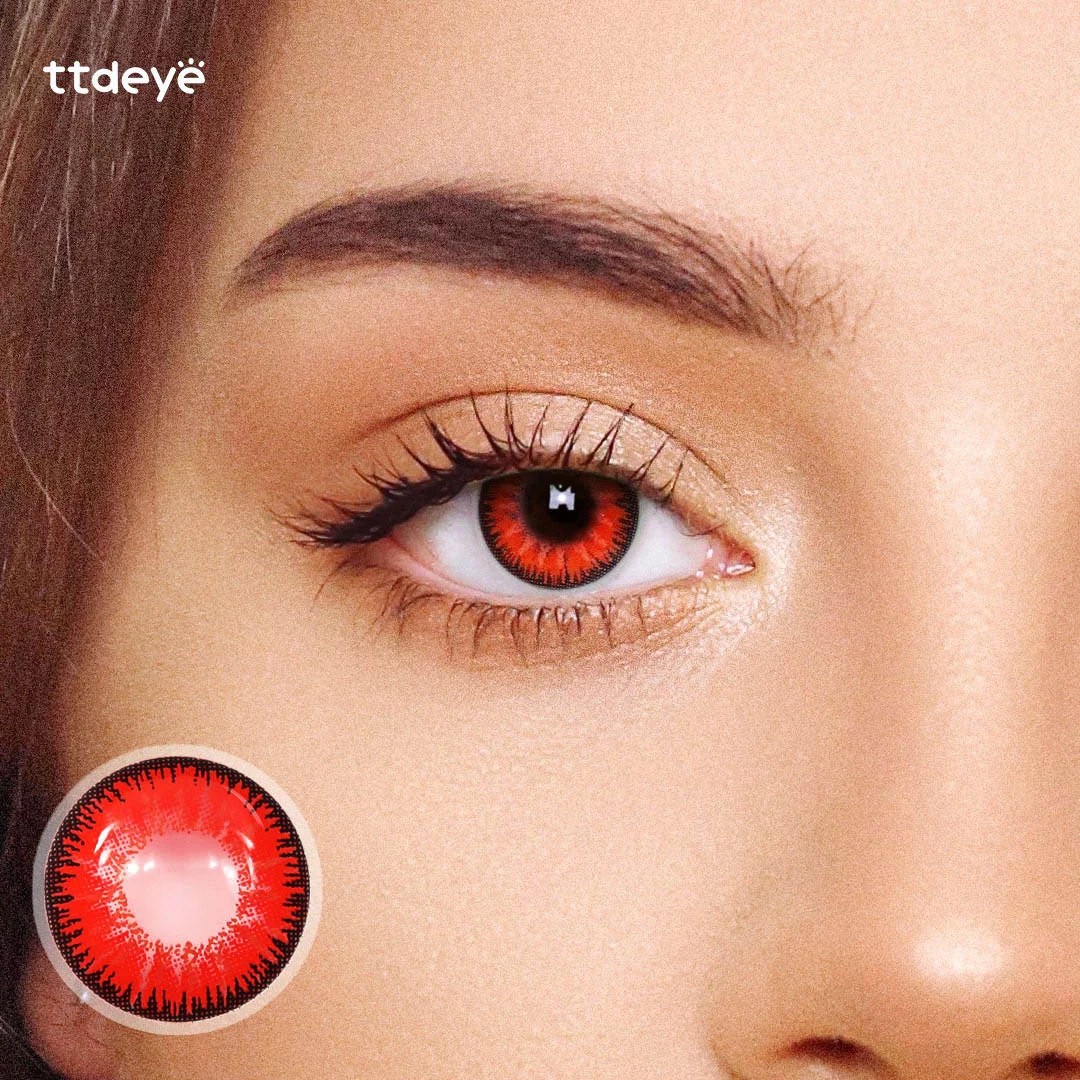 Order Mystery Red Colored Contact Lenses Online