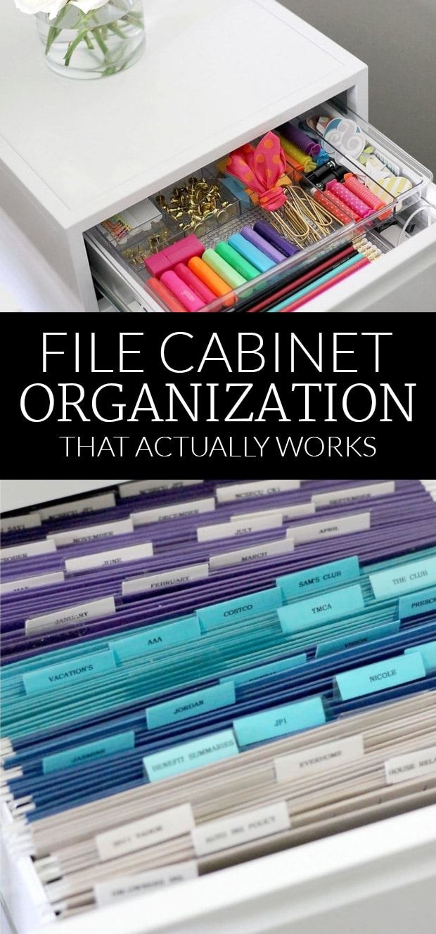 Suggested Home File Categories for Organized Filing System HouseAffection
