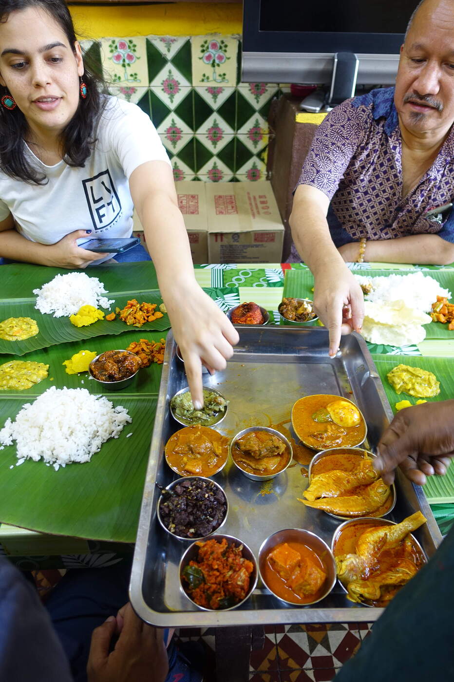 [Penang, Malaysia] Lunch at Muthu Banana Leaf Restaurant, Acheen Street