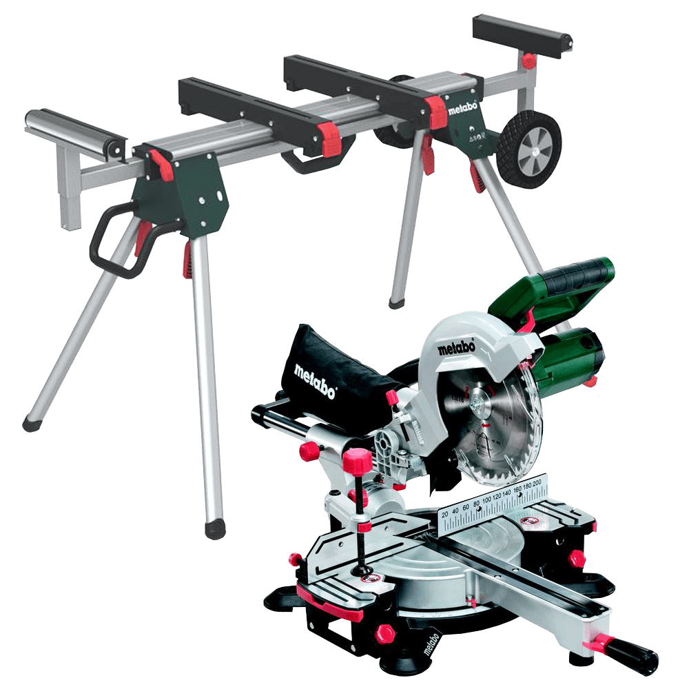 Kapa Laminatgolv Med Gersåg Metabo Kap/Gersåg KGS216M med arbetsbord