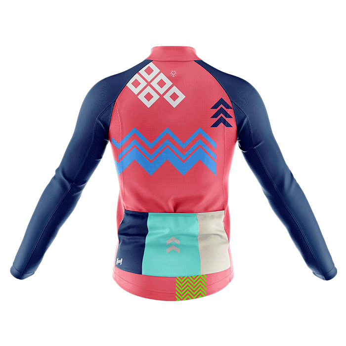 Hyve Long Sleeve Winter Cycling Jersey Winter Thermal Cycling Jerseys