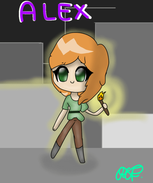 Alex(Minecraft) ibisPaint