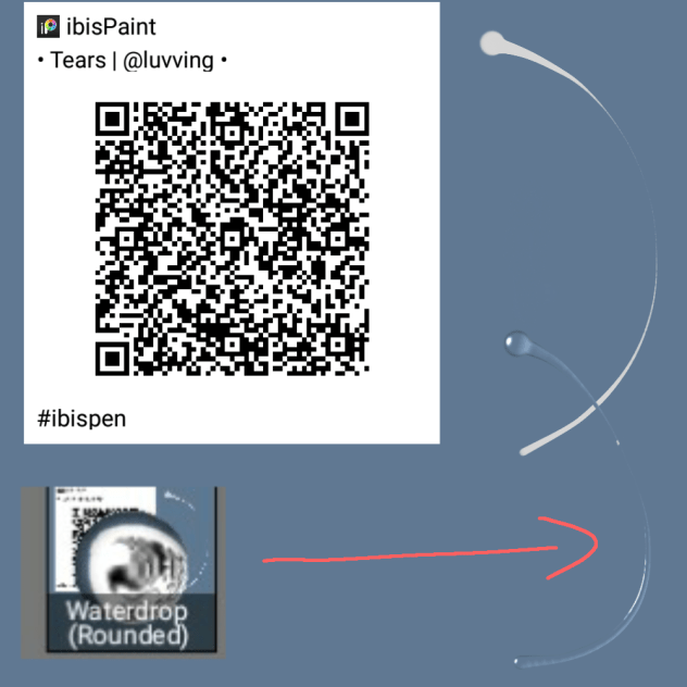 Tears Tear brush ibisPaint