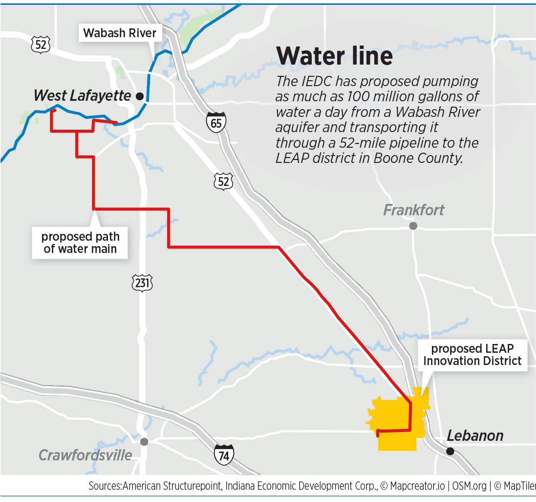 Proposed pipeline stirs questions about who controls Indiana’s water