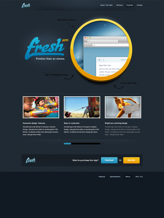 20 Free High Quality site Templates iDevie