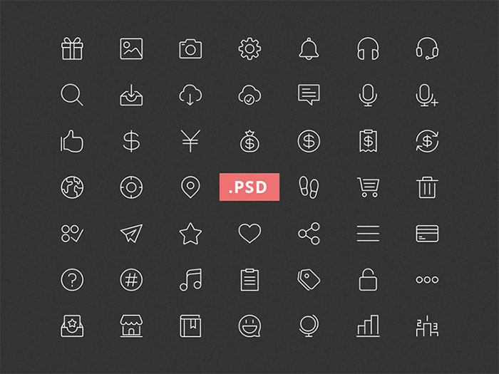 29 Of The Best Minimalist Icons For  Design Projects iDevie