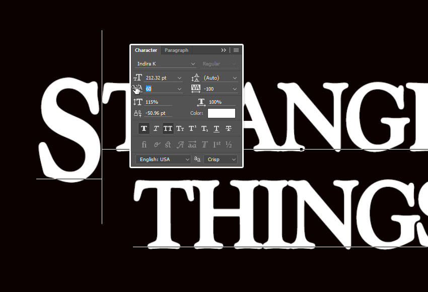 How to Create a 'Stranger Things' Inspired Text Effect in Adobe