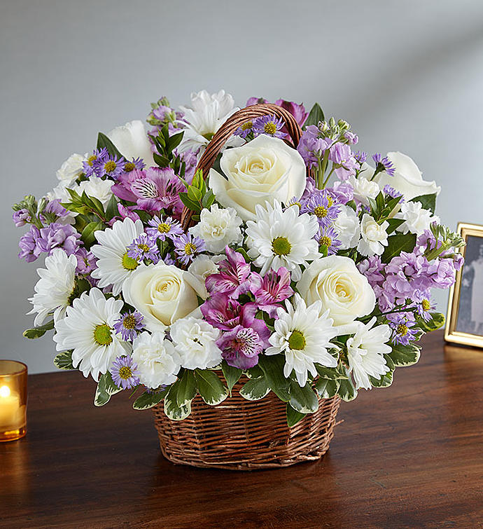 Graceful Basket Lavender & White Bridgewater Florist