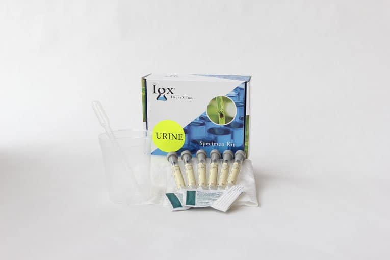 Urine Collection Kit for Lyme & Tickborne Disease Testing IGeneX