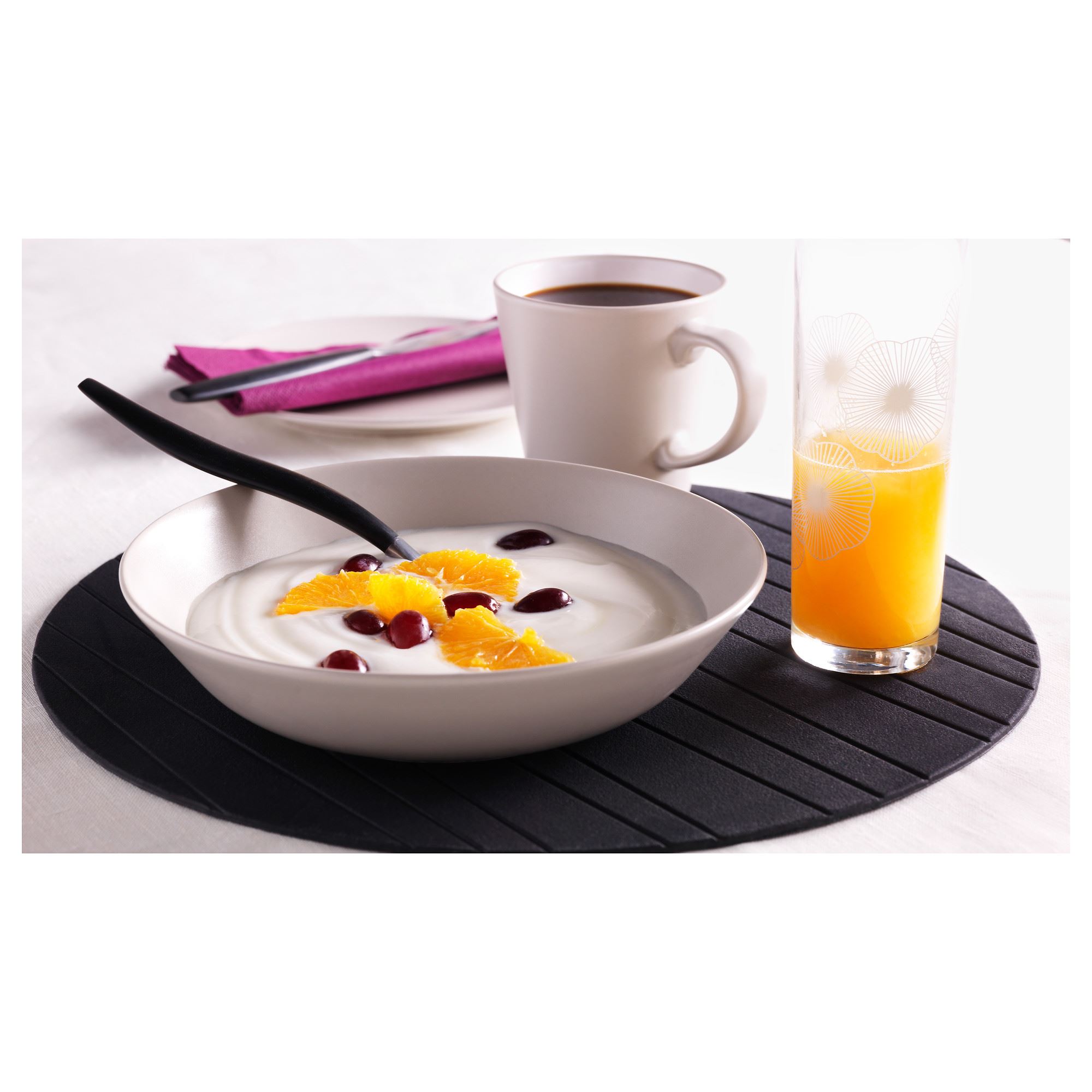 DINERA mug beigewhite 35 cl IKEA Dining Room