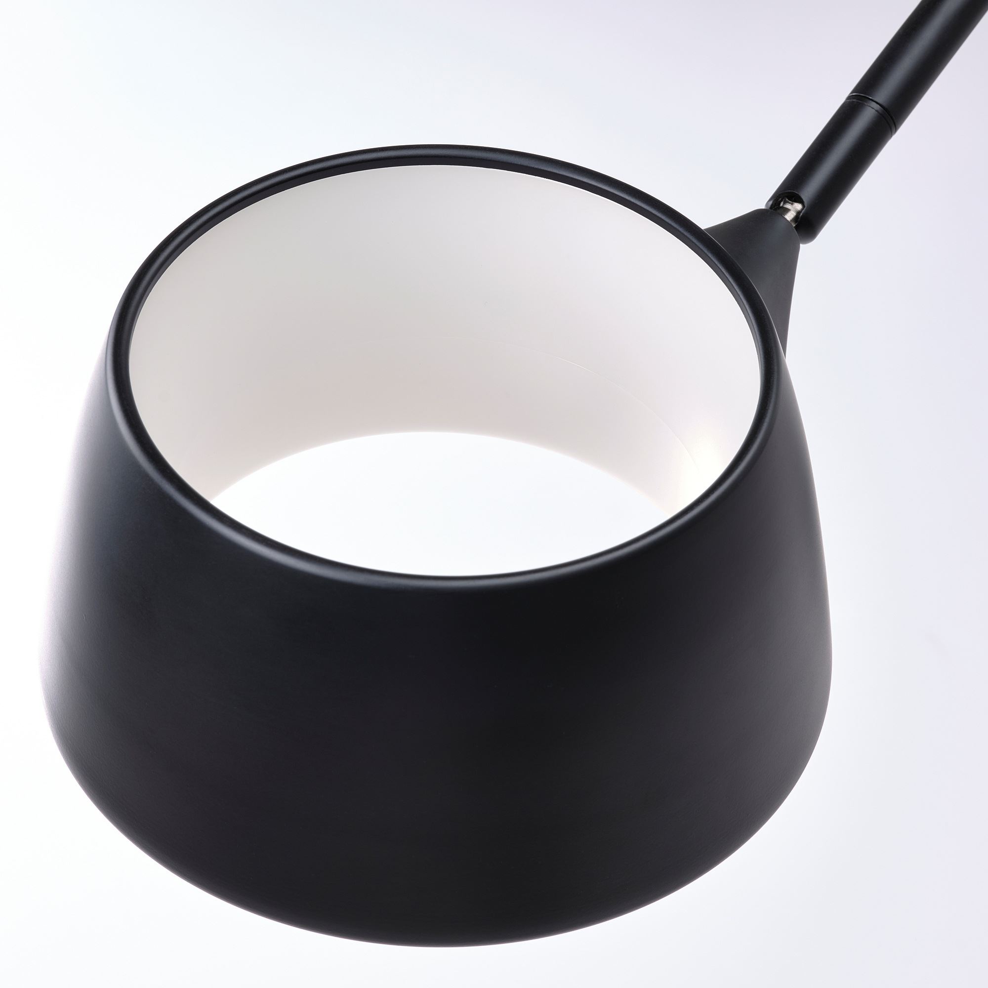 VAGHÖJD black LED floor lamp IKEA