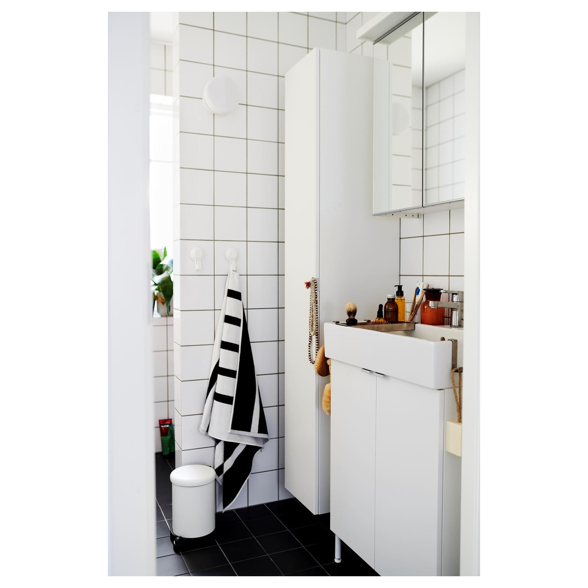 LILLANGEN yüksek banyo dolabı beyaz 30x38x179 cm IKEA