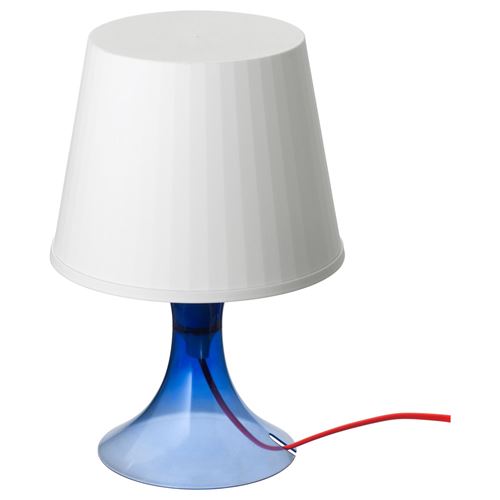 LAMPAN abajur mavi IKEA Aydınlatma