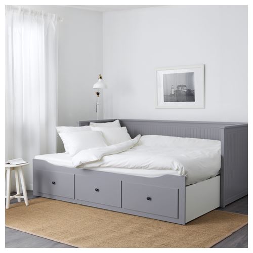 HEMNES divan, gri, 80x200 cm