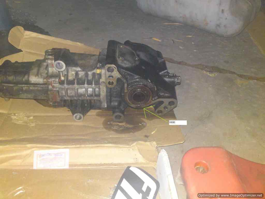 transfer case leaking | Mitsubishi 4G Forum