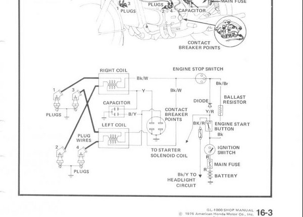 1977 GL1000 Goldwing - Ignition | Classic Gold Wings Motorcycle Forum
