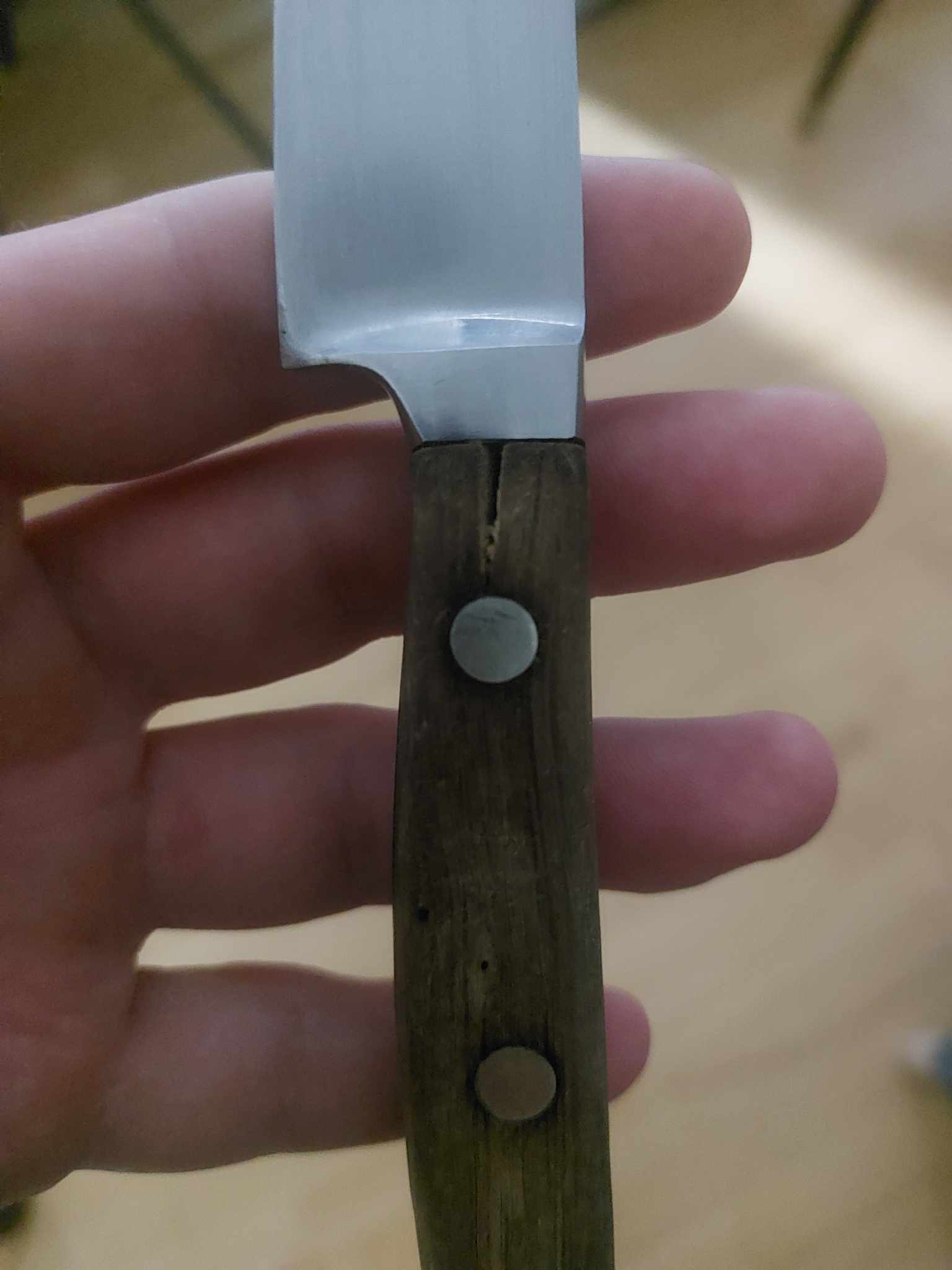 Maintenance of handle and straightening of tip Kitchen Knife Forums