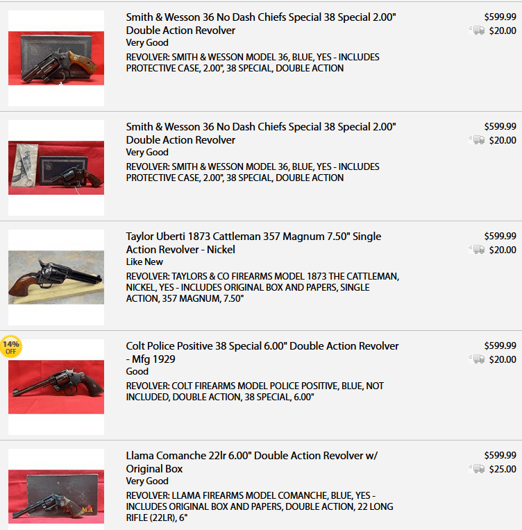 Sooner State Pawn has lots of goodies. Oklahoma Shooters