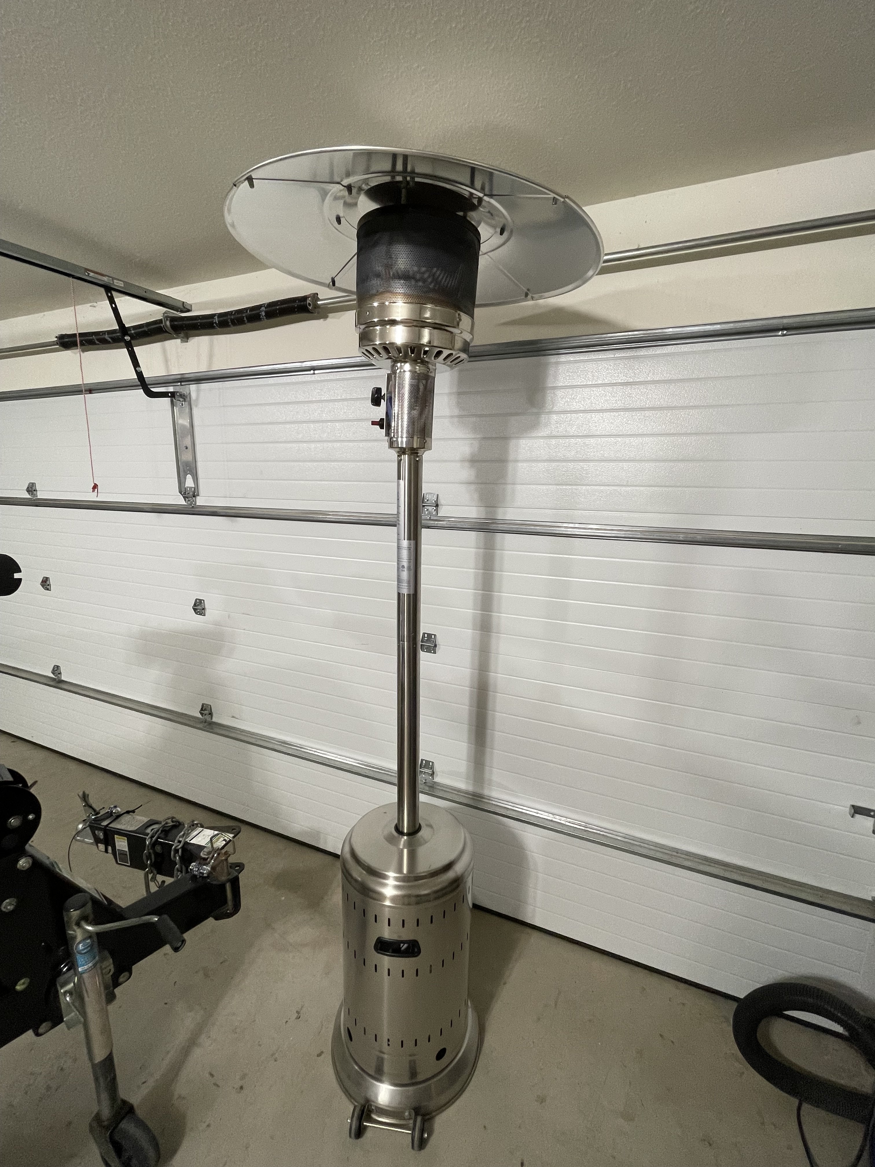 North East OK Amazon Basics 46,000 BTU Outdoor Propane Patio Heater